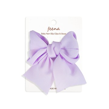 Feena - No.39蝴蝶結髮夾-紫