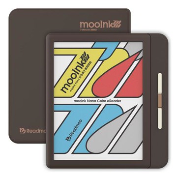 Readmoo讀墨  mooInk Nana 7 吋彩色電子書閱讀器-巧克力