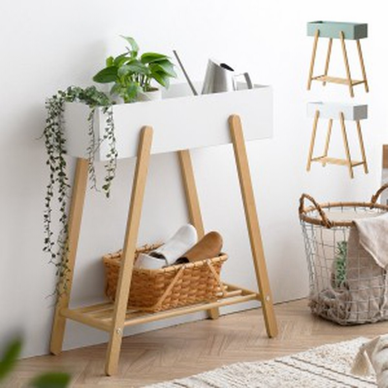 フラワースタンド 室内 おしゃれ 玄関先 観葉植物 プランタースタンド 北欧 棚付き プランターカバー 鉢カバー 植木鉢 鉢植え プランター 通販 Lineポイント最大1 0 Get Lineショッピング