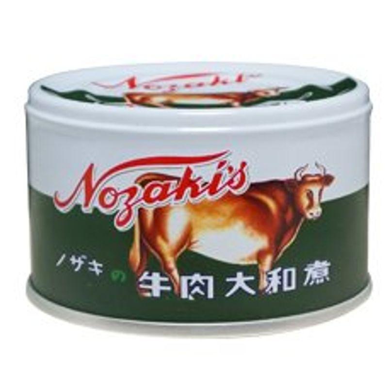 ノザキ 牛肉大和煮 缶切り不要 備蓄用食品 155g×24缶 1ケース