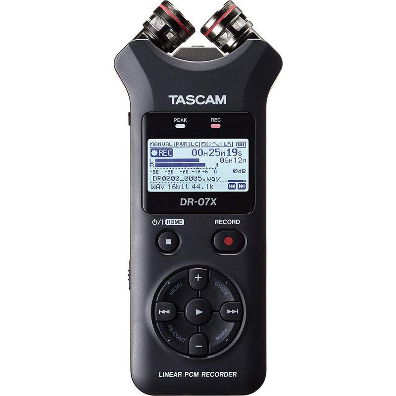 TASCAM タスカム USB オーディオインターフェース搭載 ステレオ リニアPCMレコーダー DR-07X   ミニ三脚 セット