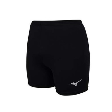 MIZUNO 男三分緊身短褲-台灣製 吸濕速乾 慢跑 訓練 美津濃