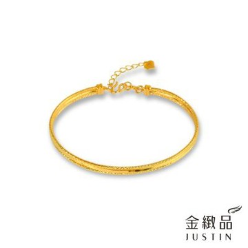 金緻品 黃金手環 晨間金光 2.54錢 5G工藝