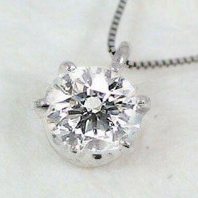 ダイヤモンド 大粒 0.5ct ネックレス プラチナ ペンダント Pt900 ダイヤ 0.5ct
