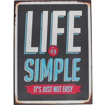 《Rex LONDON》復古鐵牌掛飾(簡單生活40cm)