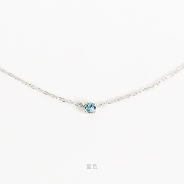 [採用施華洛世奇水晶/純銀] 浪漫際遇鎖骨鍊 / 12色 / Crystals from Swarovski / Romantic Encounter Necklace