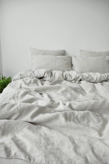 未染色麻枕套/米色枕套/歐、美、台尺寸