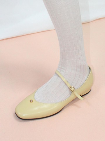 LL B Mary Jane Flat_Yellow