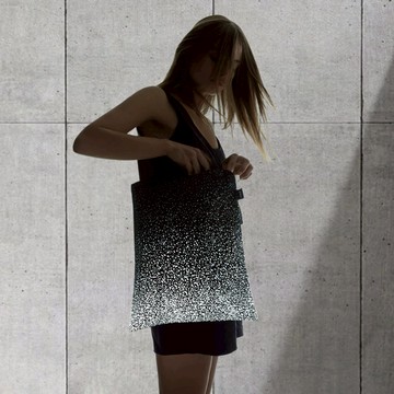 反光托特袋 - 銀河光影