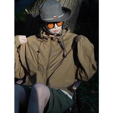 戶外登山防曬服男女同款夏季速干透氣防紫外線輕薄寬松外套沖鋒衣