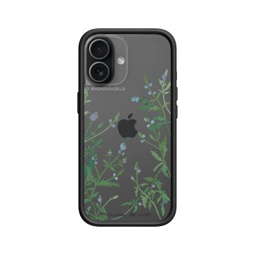 iPhone 17 Mod NX -邊框背蓋組合 (相機按鈕) 黑 - 花花草草 / Flowers & Plants - 鬼月系列-馬鞭草