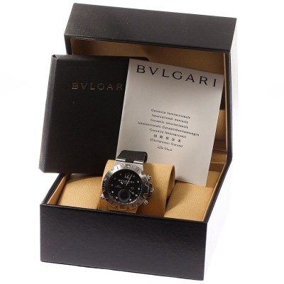 ベルト訳あり 内箱・保証書付き【BVLGARI】ブルガリ ディアゴノ スクーバ GMT 3タイムゾーン SD38SGMT 自動巻き メンズ_740289  | LINEブランドカタログ