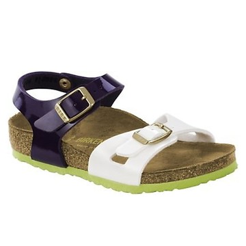 BIRKENSTOCK 勃肯 / Rio Kids / 合成皮 / 窄版 / 紫白