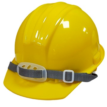台灣製造 檢驗合格工程帽(武士帽)工業用防護頭盔黃色