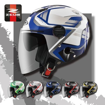 【ZEUS】202FB T68 3/4罩(安全帽│內襯│鏡片│半罩│全可拆內襯│開放式安全帽│內藏墨鏡)