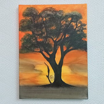 帶框生命樹掛畫