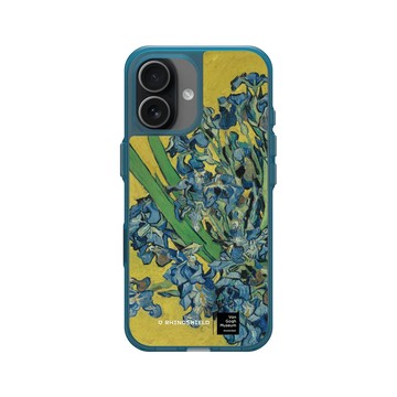 iPhone 17 Clear (相機按鈕) 夜幕藍 - Van Gogh Museum - 鳶尾花