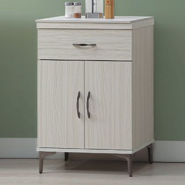 文創集 克亞2尺二門單抽低岩板餐櫃-60x40x85-cm免組