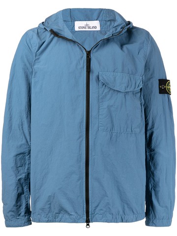 Stone Island - Compass patch lightweight jacket - men - Polyamide - XXL - Blue
