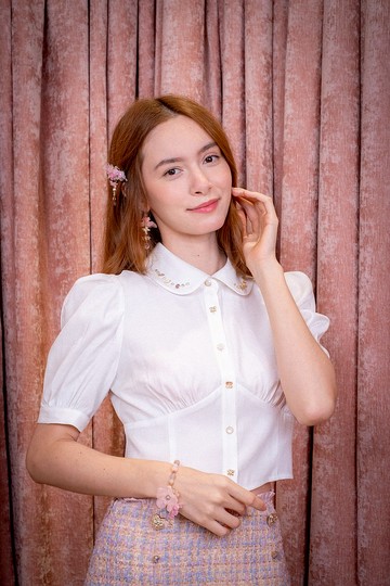 貴族閃石襯衣 (白/軍藍/玫粉)