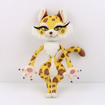 新品Clawroline PlushKirby星之卡比 探索發現女爪豹公仔