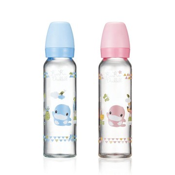 KU KU 酷咕鴨 超矽晶標準玻璃奶瓶-240ml【悅兒園婦幼生活館】