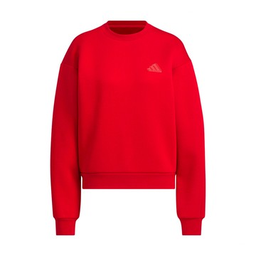 Adidas CW Crew 女款 紅色 運動 休閒 圓領 上衣 CNY 新年 亞規 寬鬆 長袖 JZ1640