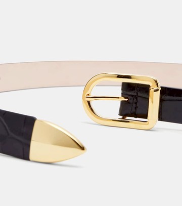 Déhanche Mija croc-effect leather belt