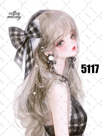 original sticker no.5117 人物貼紙 原創貼紙 原創人物貼紙 裝飾貼紙 cotton melody