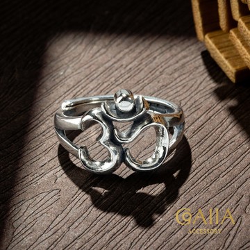 S925銀戒。宇宙萬物。唵 | GO