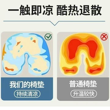臺灣出🔥夏天坐墊涼蓆新款椅子辦公室墊子電腦涼墊座墊防滑坐墊夏清涼坐墊