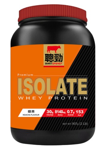 [紅牛] 聰勁即溶分離乳清蛋白(2磅/罐)-焙茶