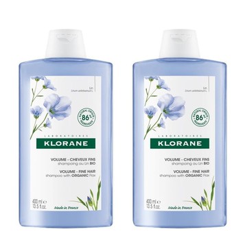 【KLORANE蔻蘿蘭】  澎鬆洗髮精 400ml 2入組