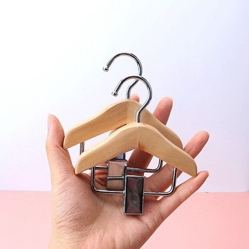 無用良品 迷你衣架 小衣架 亮銀鐵件 文書衣架 特色衣架 原木衣架 交換禮物 生日禮物 小廢物