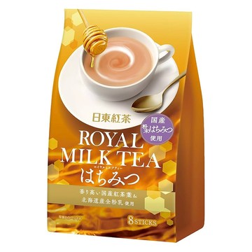 日東紅茶 皇家蜂蜜奶茶 含國產蜂蜜 北海道全粉乳使用  13.5g  8條  1袋