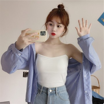 韓版細肩內搭短版背心【V117】