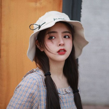 免運🌞帽子女春夏天防曬遮陽帽韓版漁夫帽可愛百搭日系網紅沙灘太陽帽潮漁夫帽 素面遮陽帽 防曬帽 抗uv 穿搭必備 學生帽