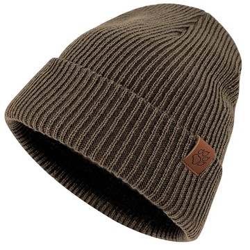 【Jack Wolfskin 飛狼】滿額折300★細直紋雙層針織保暖帽 毛帽『棕』(191329)