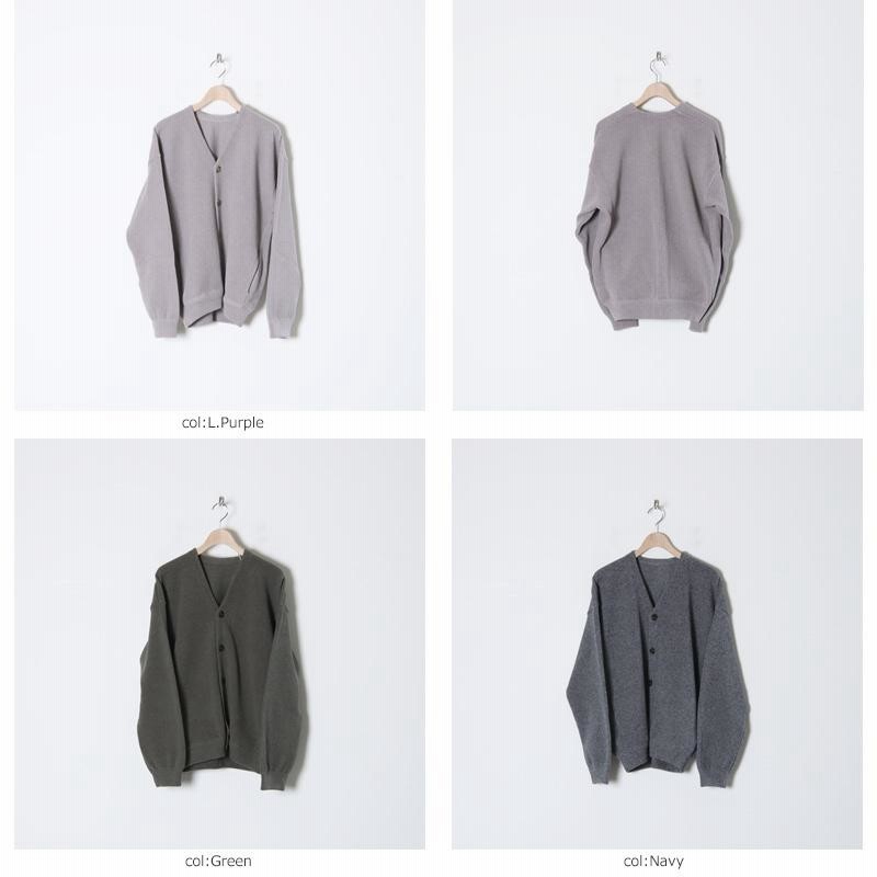 crepuscule (クレプスキュール) Moss Stitch V/N Cardigan
