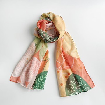 FERN ONLY只有蕨 - 蕨印飄逸圍巾3.0 - 伏石蕨