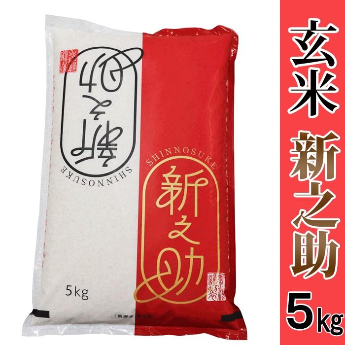 玄米 新潟県産 新之助 5kg 令和5年産 産地直送米 一等米 一部地域は送料かかります 新ブランド米 新潟 コシヒカリ