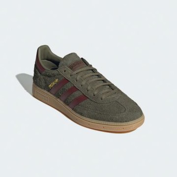 adidas 愛迪達 休閒鞋 Handball Spezial 男鞋 綠 德訓鞋 復古 麂皮 JQ8297