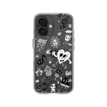 iPhone 16 Clear Case（相機按鈕） 透明 - Chocomoo - Chocomoo WORLD: FRIENDS