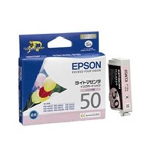 (業務用50セット) EPSON エプソン インクカートリッジ 純正 〔ICLM50〕 ライトマゼンタ〔代引不可〕