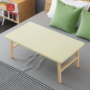 寢室宿舍 筆記本電腦桌 床上用懶人桌 實木大號可折疊 學習小書桌子 [PP0517031]