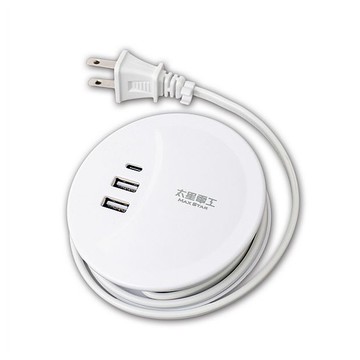 太星電工~速充寶PD20W收納式充電延長線(1米)OS6201(1入)