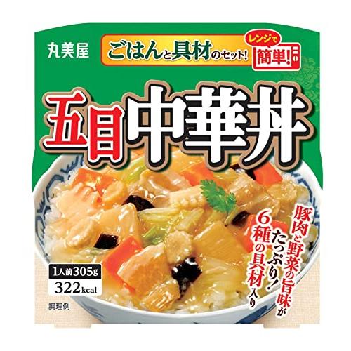 丸美屋 レンジで簡単! 五目中華丼 ごはん付き 305g×6個