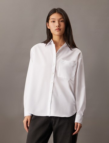 Calvin Klein 透氣 Monogram 寬鬆襯衫