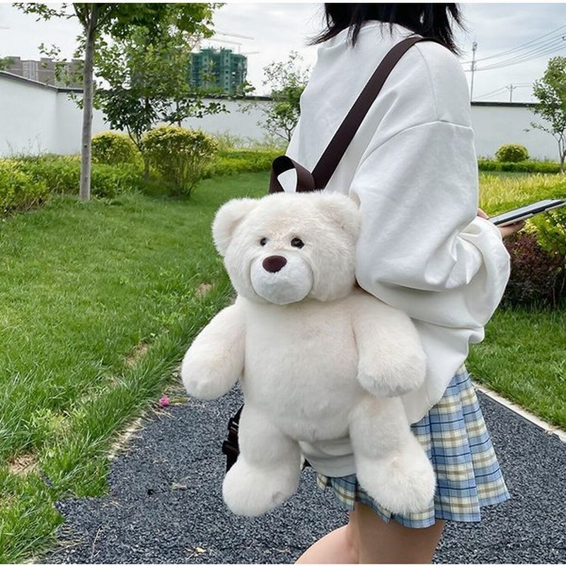 テディベア くま ぬいぐるみ リュック バッグ 韓国 ストリート オルチャン K Pop 原宿系 ふわふわ もこもこ ロリィタ レディース Ba 723 通販 Lineポイント最大0 5 Get Lineショッピング