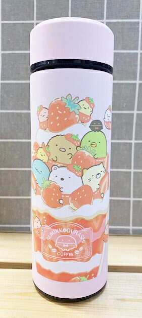 【震撼精品百貨】角落生物 Sumikko Gurashi SAN-X 角落生物不鏽鋼保溫瓶-粉*01627 震撼日式精品百貨